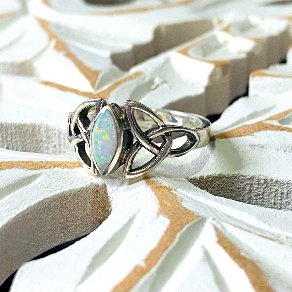 Sterling Opal Ring